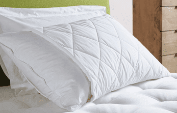 Hypnos bedding wool pillow protector spotlight
